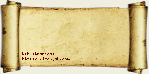 Andjelina Kovjanić vizit kartica